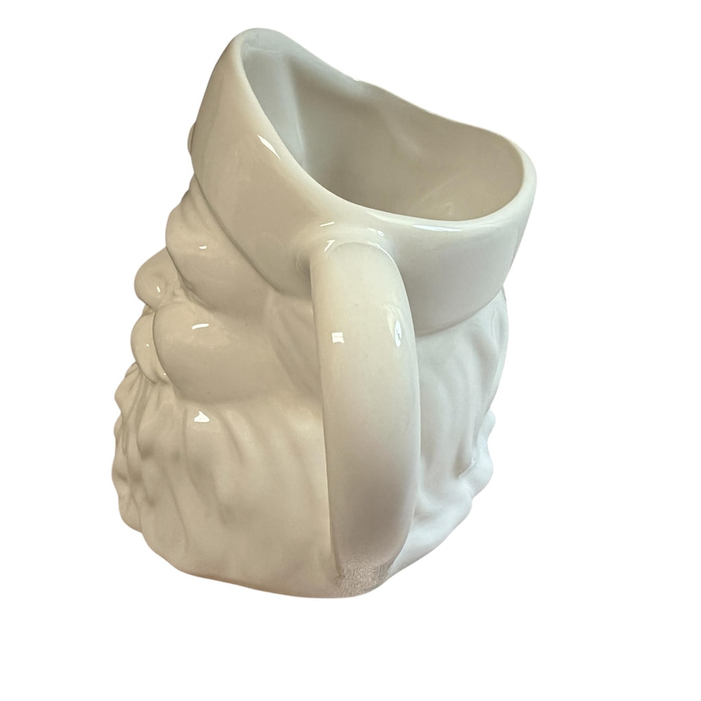 Vintage Pfaltzgraff Santa Face Mug USA Christmas Holly Ceramic Coffee Cup - Picture 14 of 15